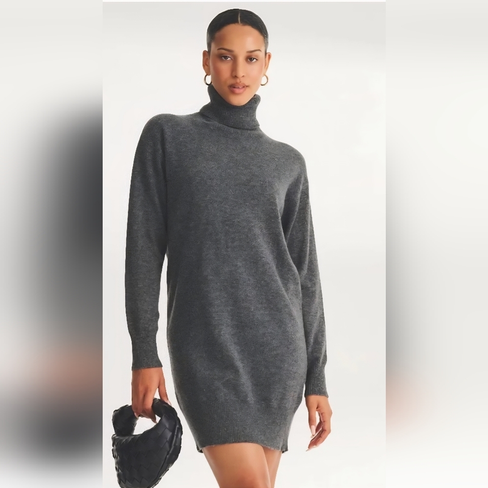 *White + Warren 100% Cashmere Sweater Dress
